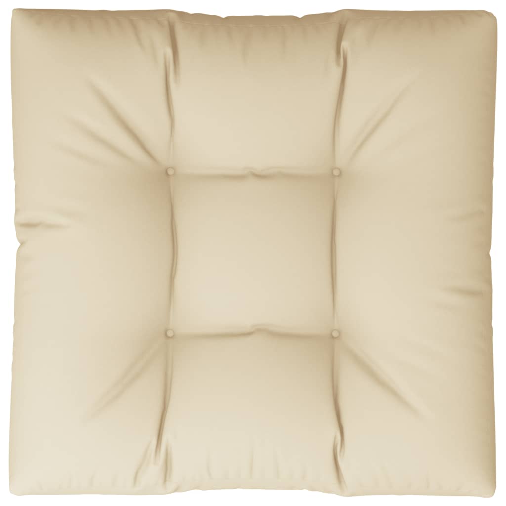 Palettensofa-Kissen Beige 70x70x10 cm