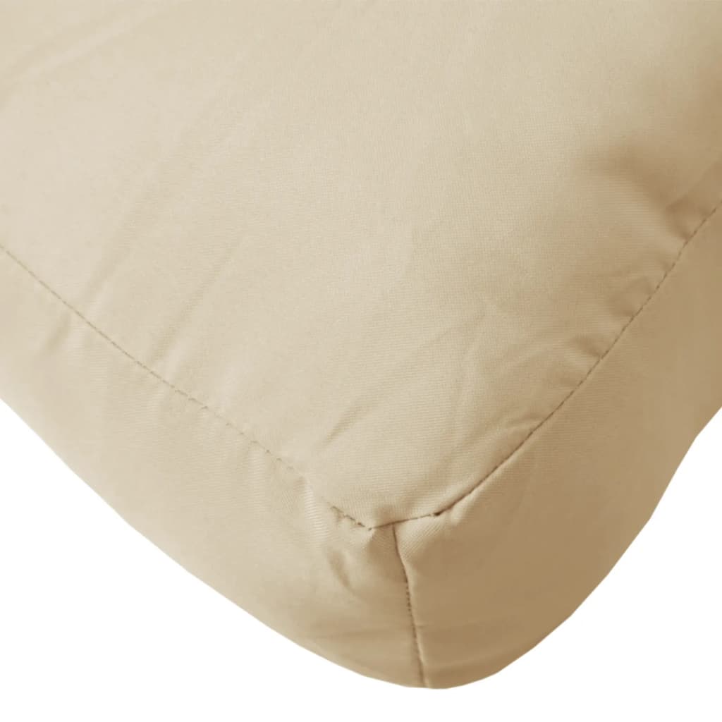 Palettensofa-Kissen Beige 70x70x10 cm