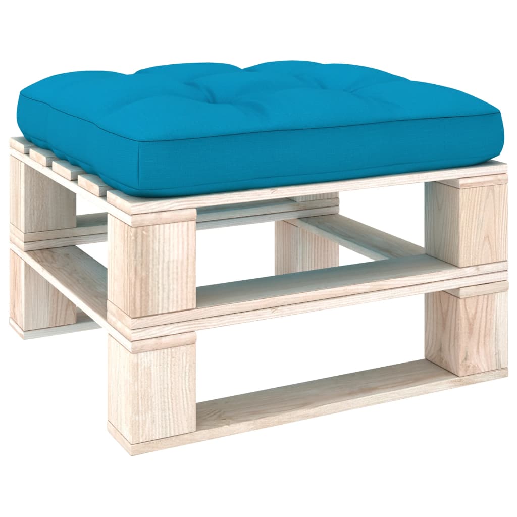 Palettensofa-Kissen Blau 70x70x10 cm