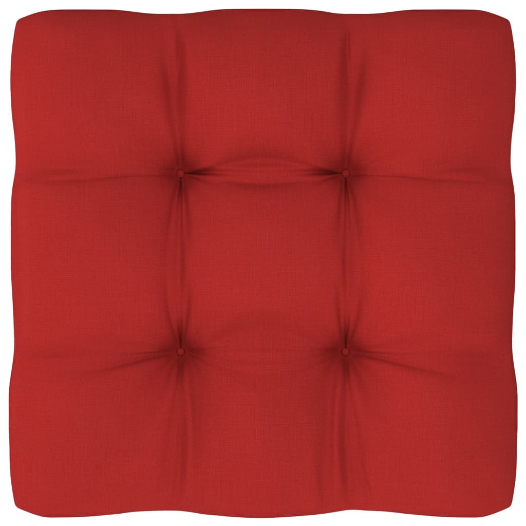 Palettensofa-Kissen Rot 70x70x10 cm
