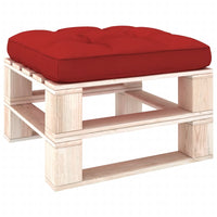Thumbnail for Palettensofa-Kissen Rot 70x70x10 cm
