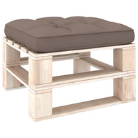 Thumbnail for Palettensofa-Kissen Taupe 70x70x10 cm