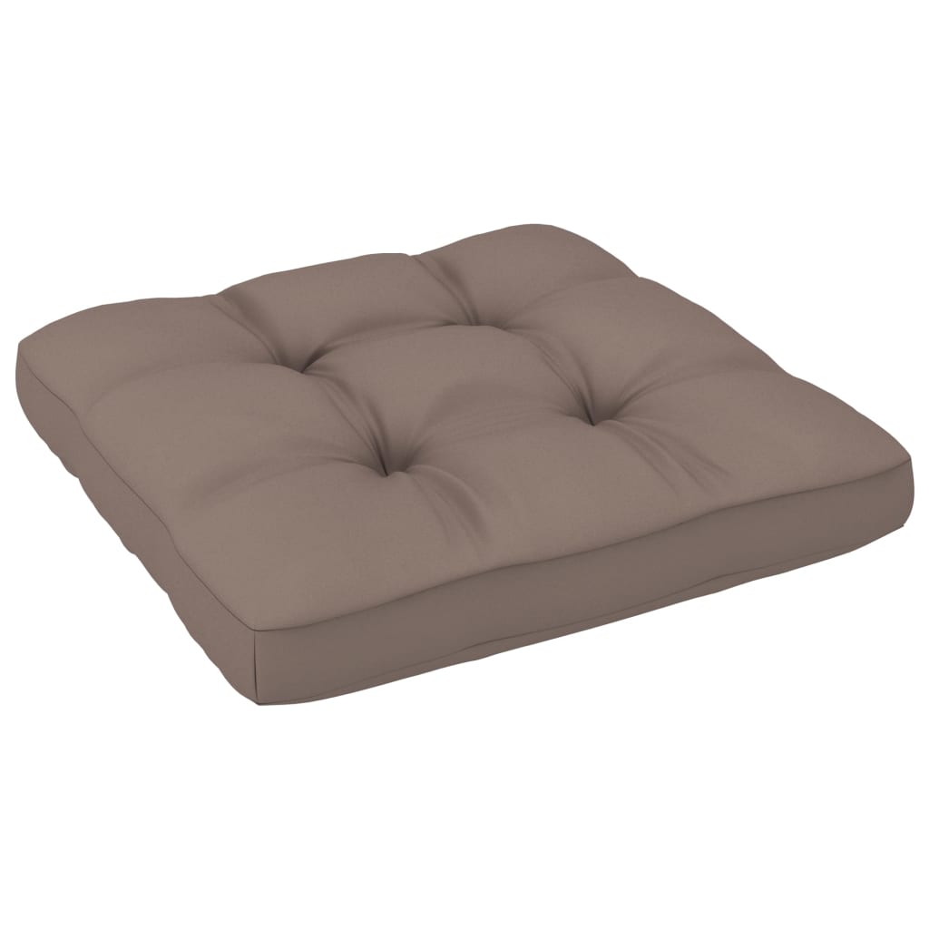 Palettensofa-Kissen Taupe 70x70x10 cm