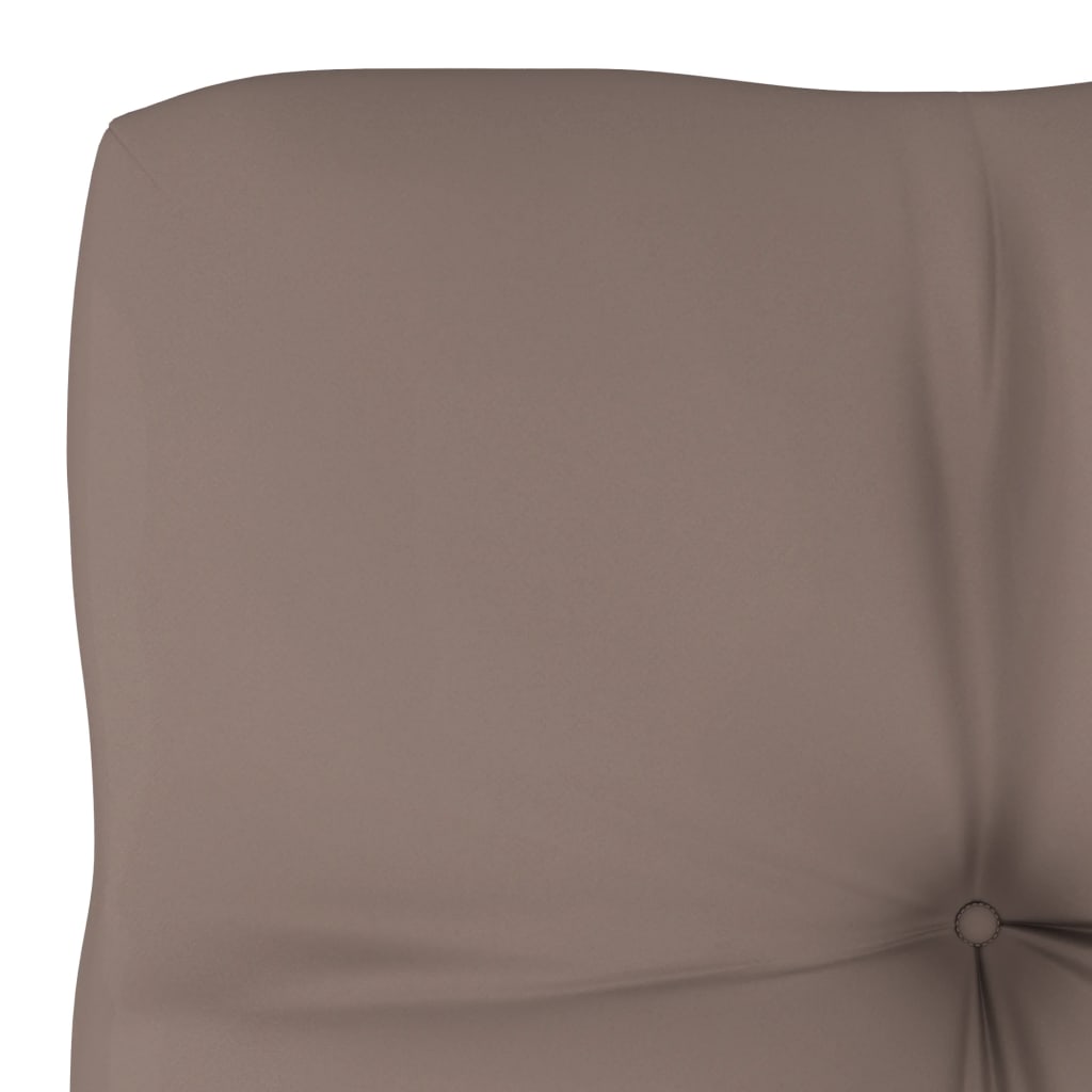 Palettensofa-Kissen Taupe 70x70x10 cm