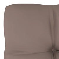 Thumbnail for Palettensofa-Kissen Taupe 70x70x10 cm