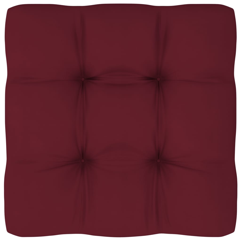 Palettensofa-Kissen Weinrot 70x70x10 cm