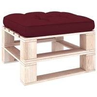 Thumbnail for Palettensofa-Kissen Weinrot 70x70x10 cm