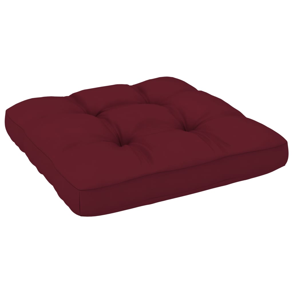 Palettensofa-Kissen Weinrot 70x70x10 cm