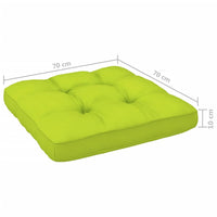 Thumbnail for Palettensofa-Kissen Hellgrün 70x70x10 cm