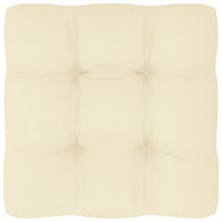 Thumbnail for Palettensofa-Kissen Creme 80x80x10 cm