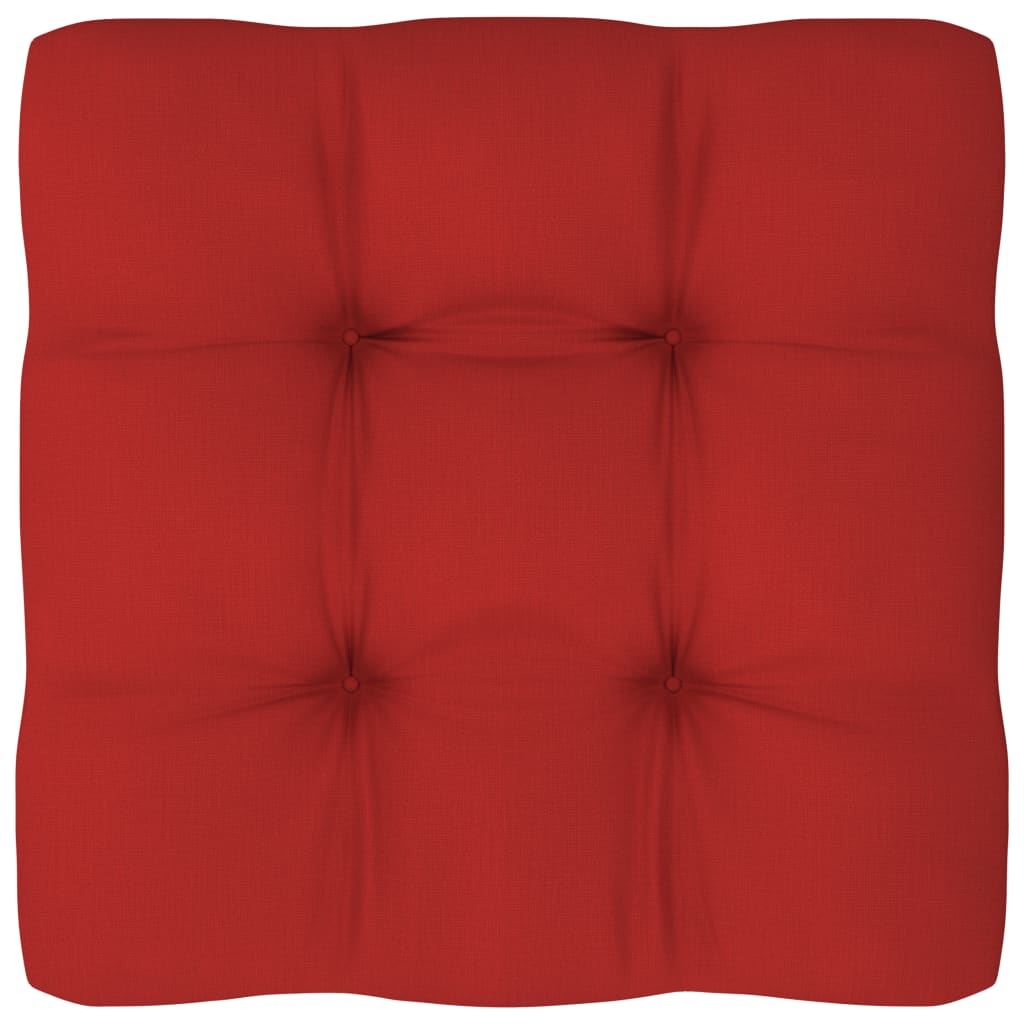 Palettensofa-Kissen Rot 80x80x10 cm