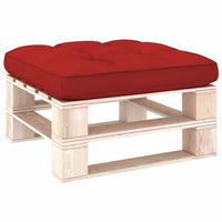 Thumbnail for Palettensofa-Kissen Rot 80x80x10 cm