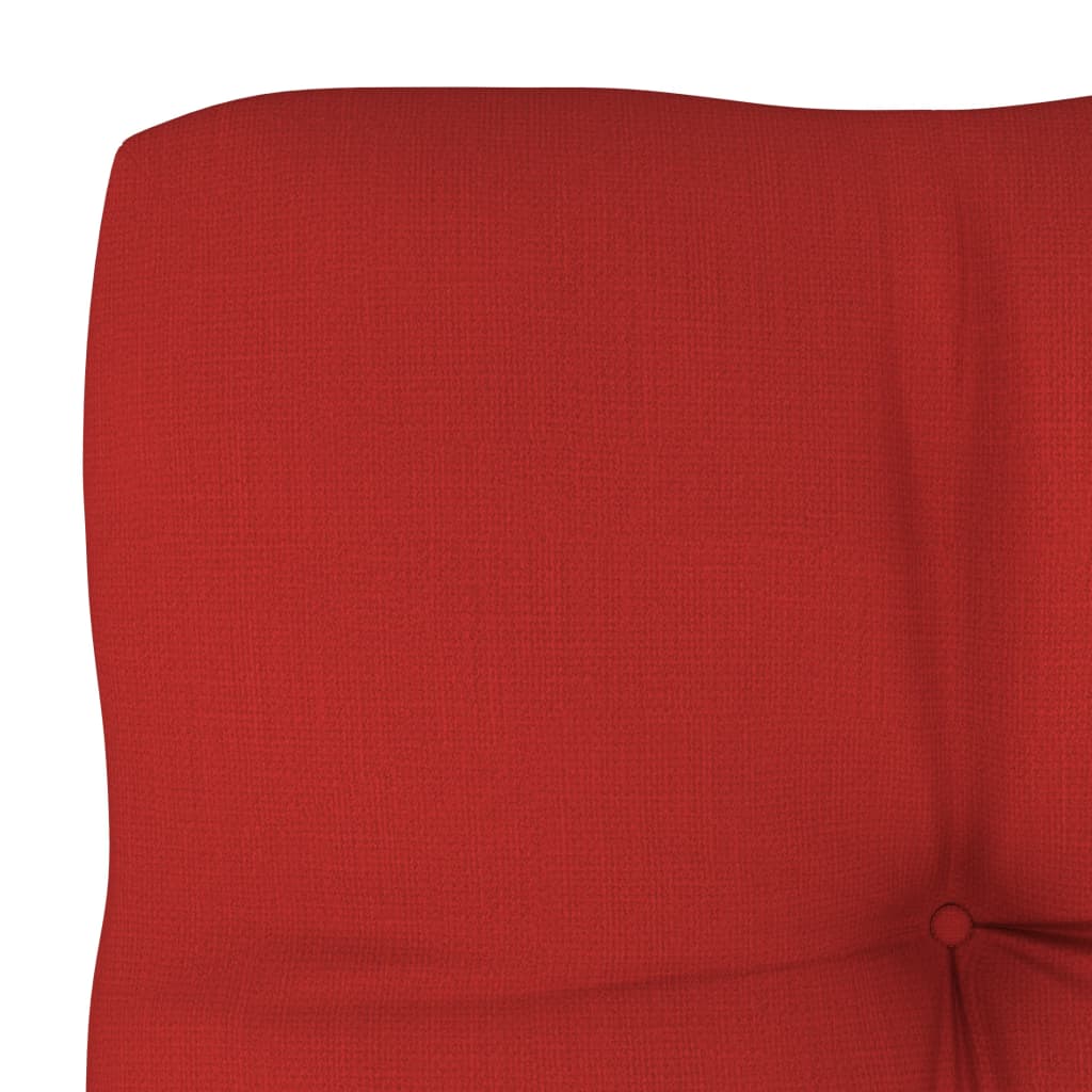 Palettensofa-Kissen Rot 80x80x10 cm