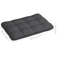 Thumbnail for Palettensofa-Kissen Anthrazit 120x80x10 cm
