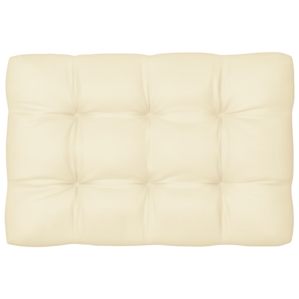 Palettensofa-Kissen Creme 120x80x10 cm