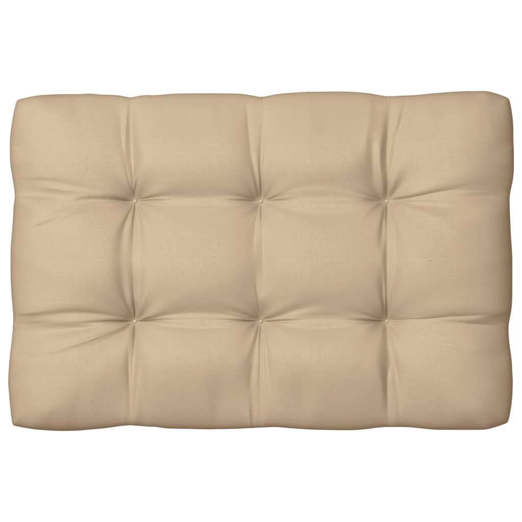 Palettensofa-Kissen Beige 120x80x10 cm