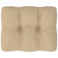 Thumbnail for Palettensofa-Kissen Beige 50x40x10 cm