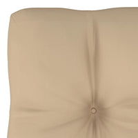 Thumbnail for Palettensofa-Kissen Beige 50x40x10 cm