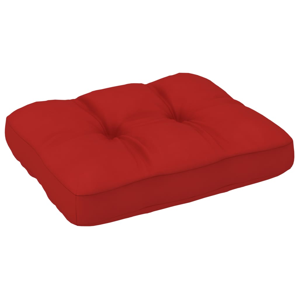 Palettenkissen Rot 50x40x10 cm Stoff