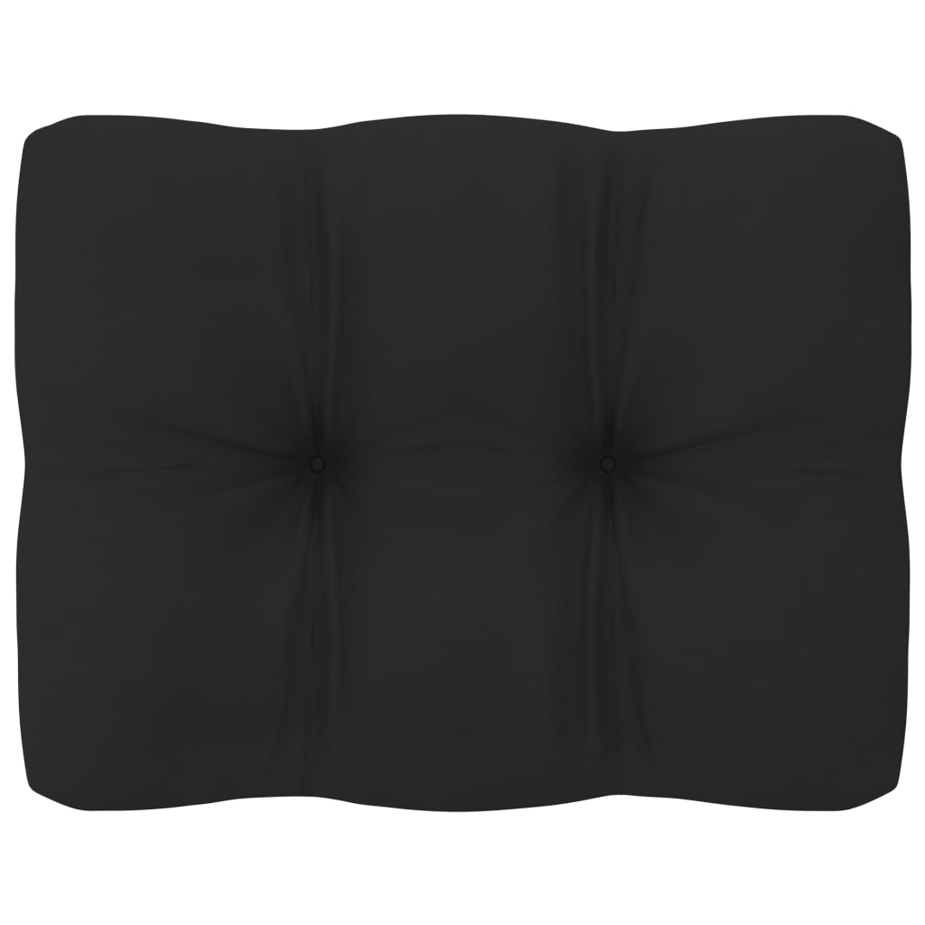 Palettensofa-Kissen Schwarz 50x40x10 cm