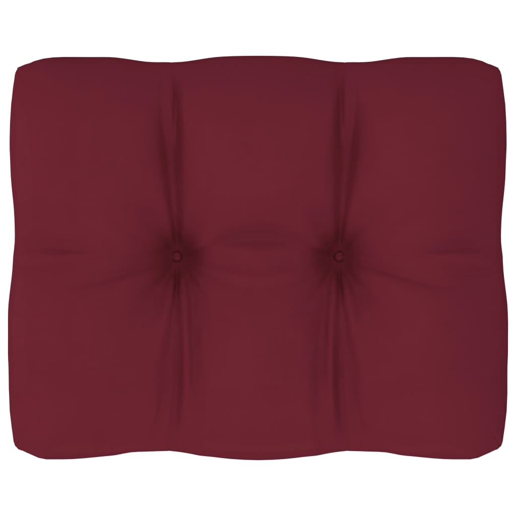 Palettensofa-Kissen Weinrot 50x40x10 cm