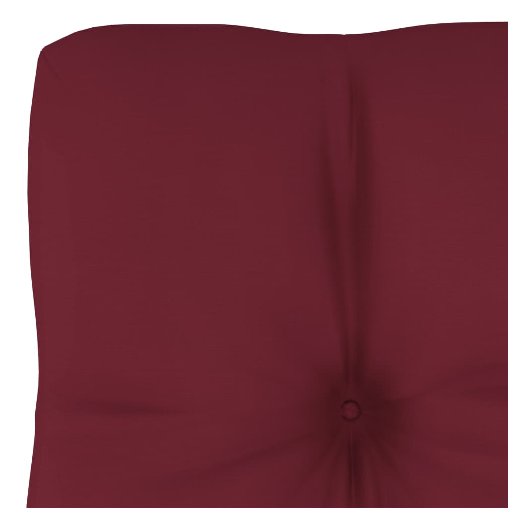 Palettensofa-Kissen Weinrot 50x40x10 cm