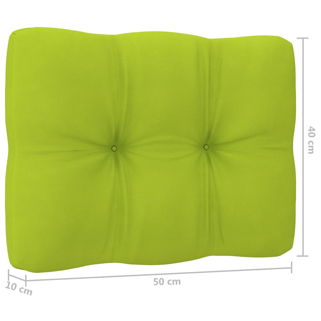 Palettensofa-Kissen Hellgrün 50x40x10 cm