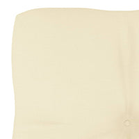 Thumbnail for Palettensofa-Kissen Creme 60x40x10 cm
