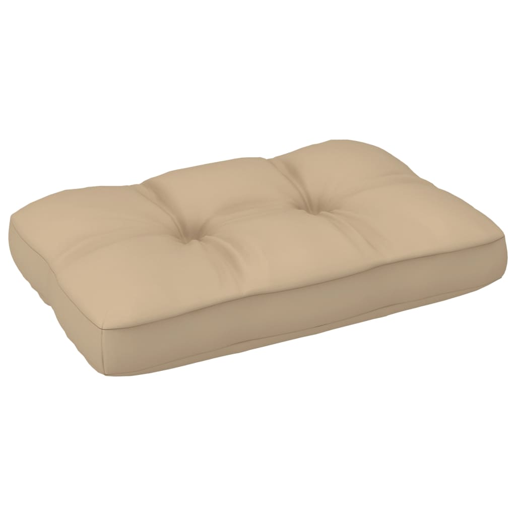 Palettensofa-Kissen Beige 60x40x10 cm