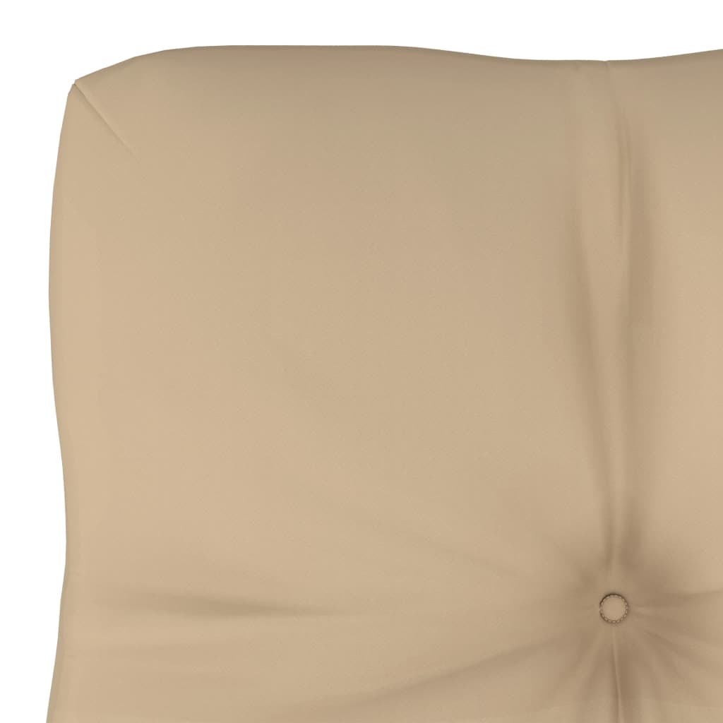 Palettensofa-Kissen Beige 60x40x10 cm