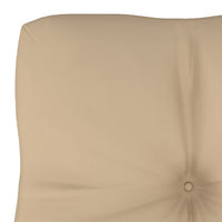 Thumbnail for Palettensofa-Kissen Beige 60x40x10 cm