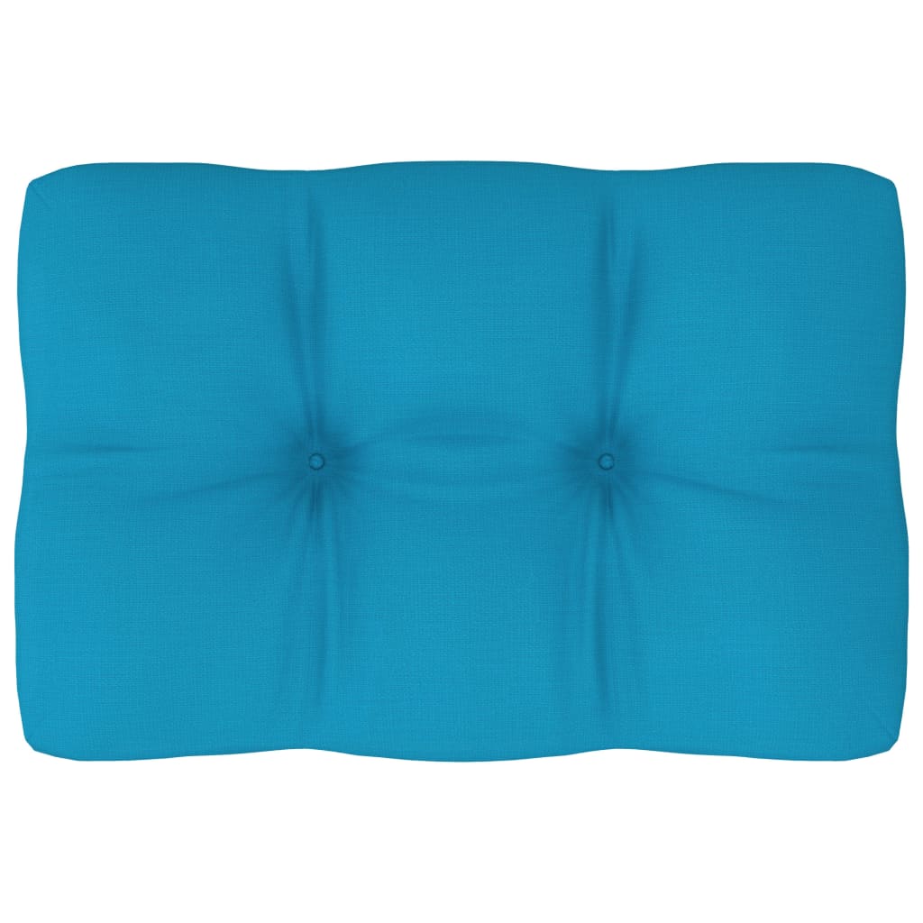 Palettenkissen Blau 60x40x10 cm Stoff