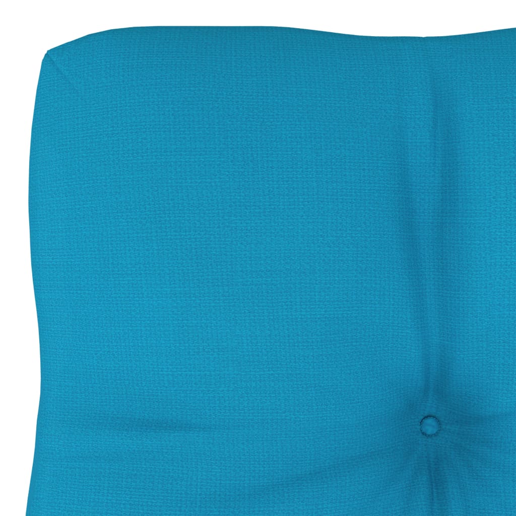 Palettenkissen Blau 60x40x10 cm Stoff