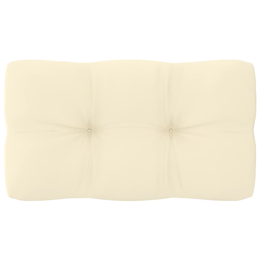 Palettensofa-Kissen Cremeweiß 70x40x10 cm