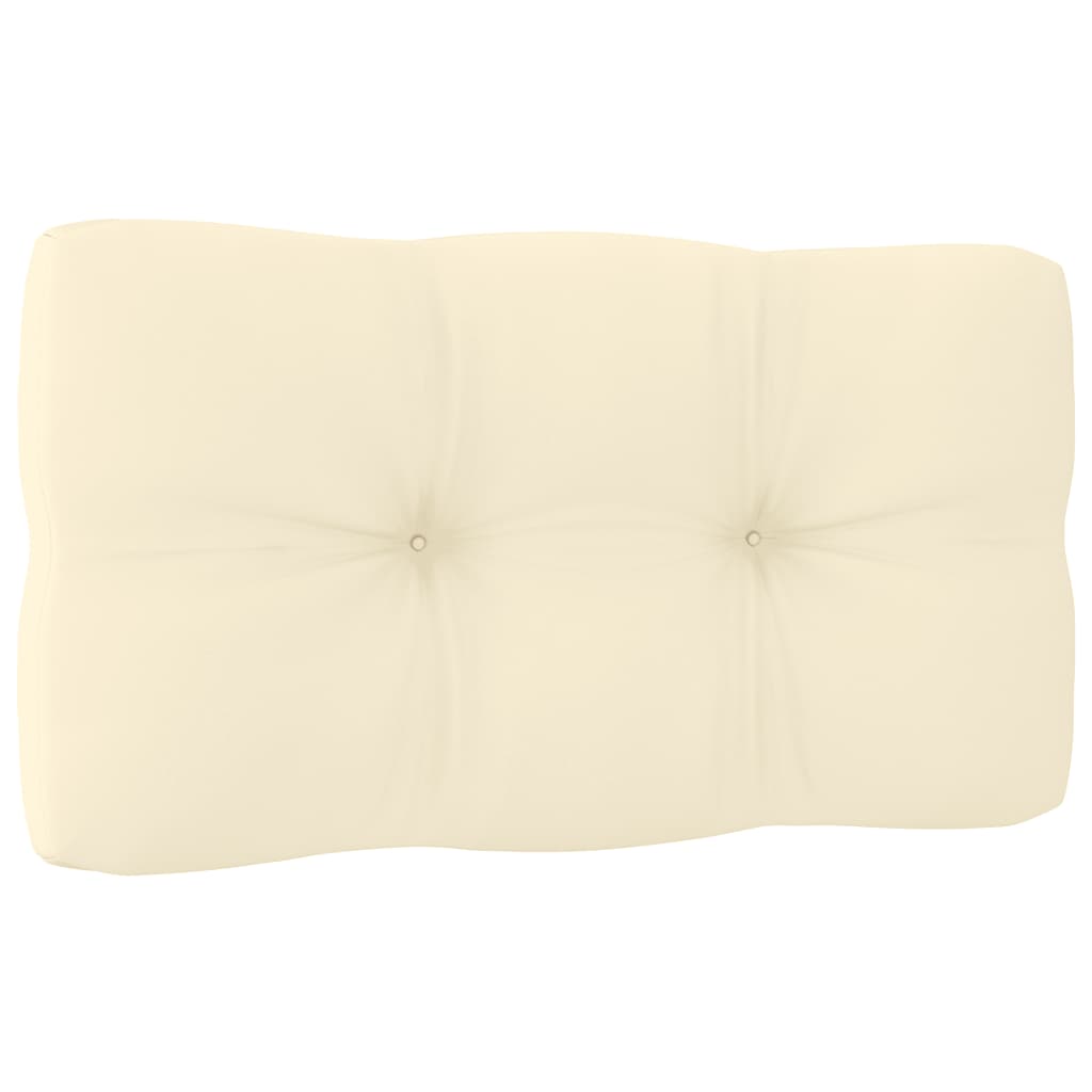 Palettensofa-Kissen Cremeweiß 70x40x10 cm