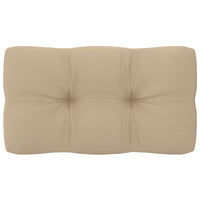 Thumbnail for Palettenkissen Beige 70x40x10 cm Stoff
