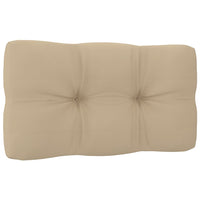 Thumbnail for Palettenkissen Beige 70x40x10 cm Stoff