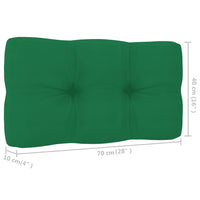 Thumbnail for Palettensofa-Kissen Grün 70x40x10 cm
