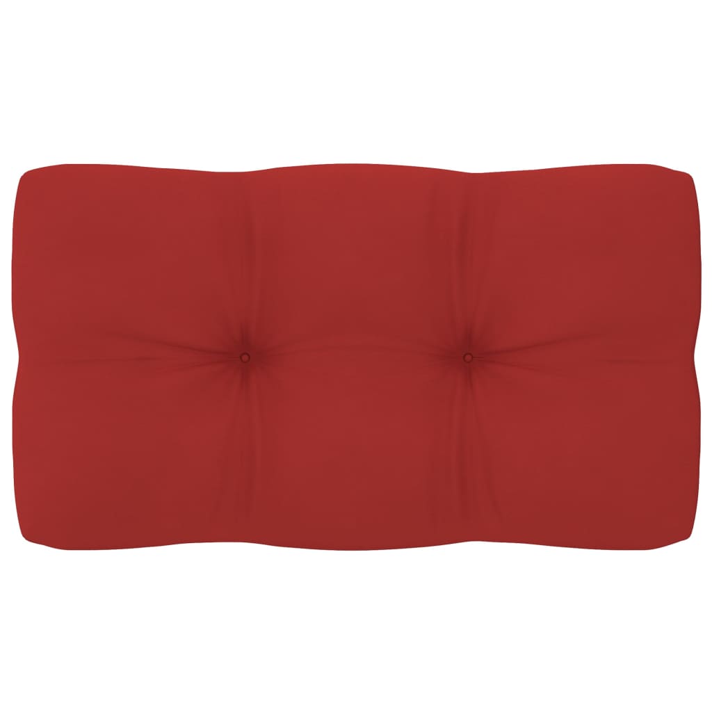 Palettenkissen Rot 70x40x10 cm Stoff