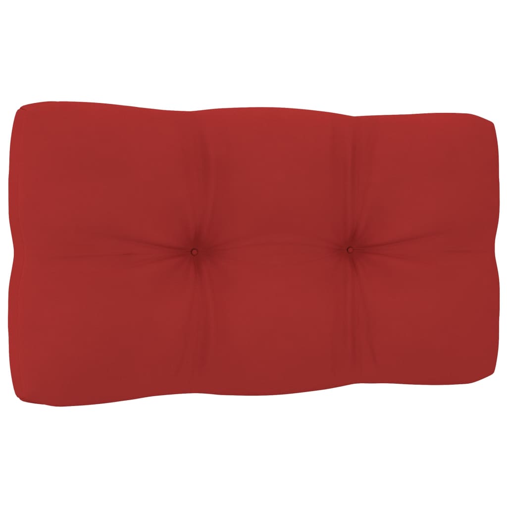 Palettenkissen Rot 70x40x10 cm Stoff