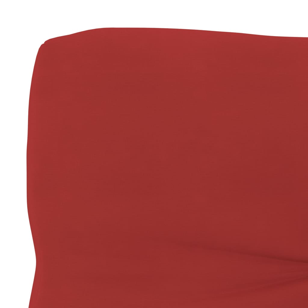 Palettenkissen Rot 70x40x10 cm Stoff