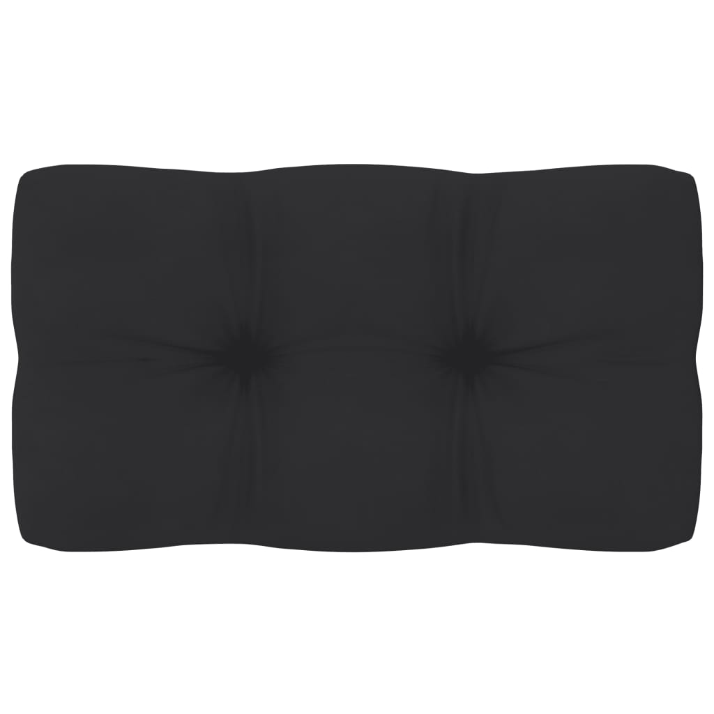 Palettensofa-Kissen Schwarz 70x40x10 cm