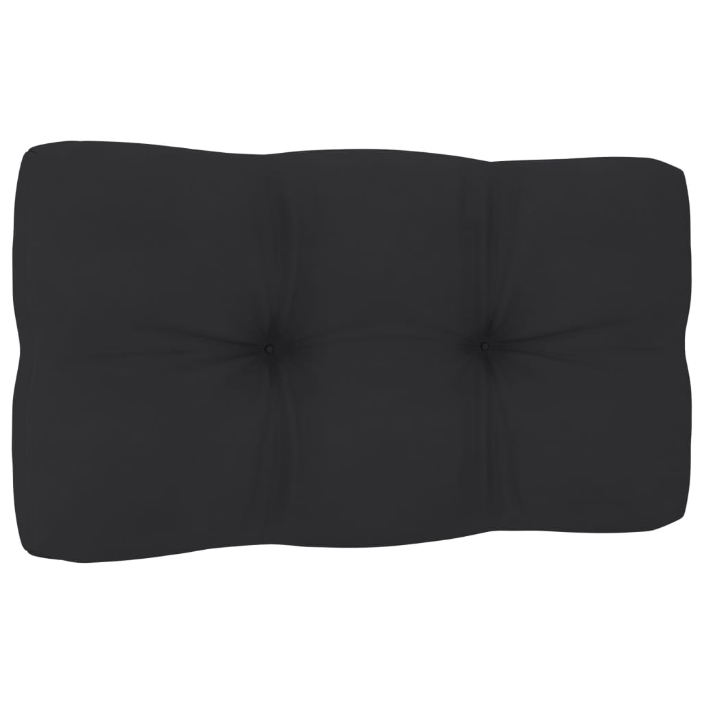 Palettensofa-Kissen Schwarz 70x40x10 cm