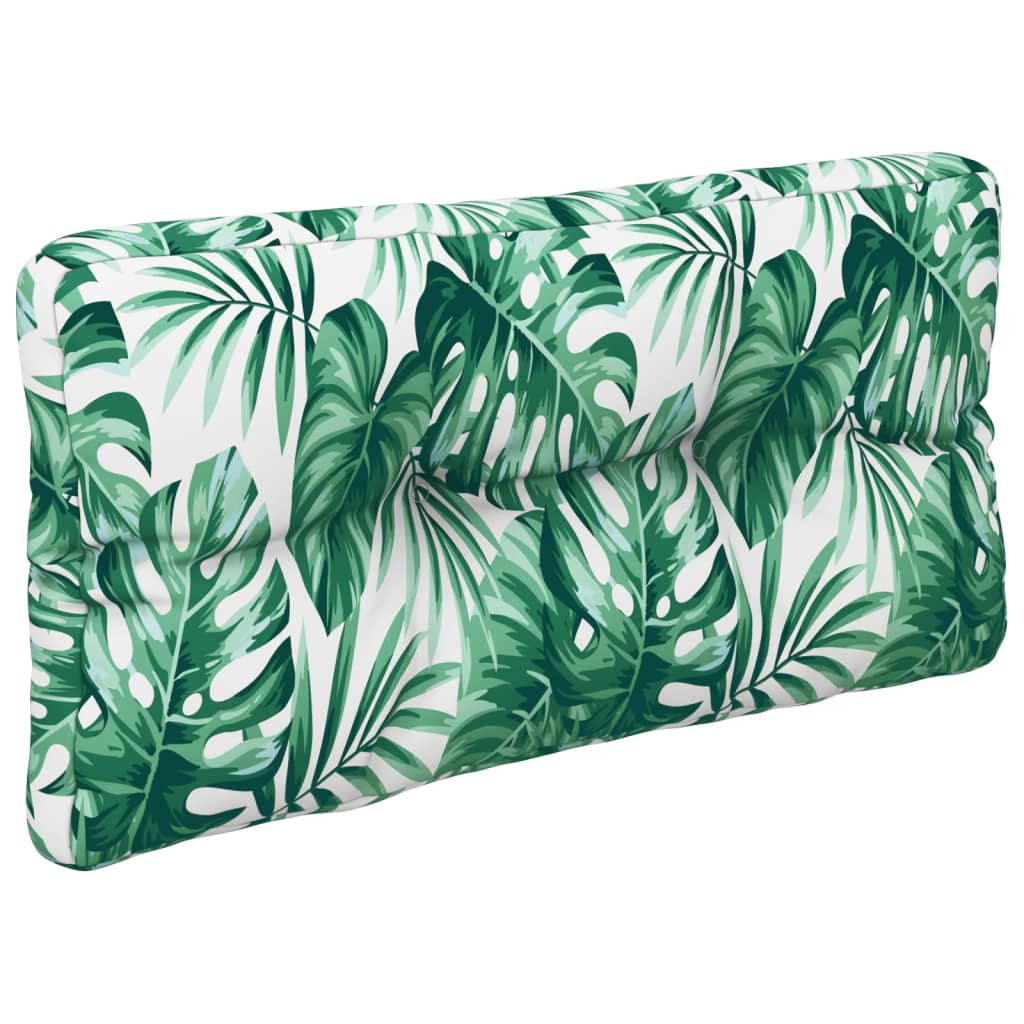 Palettensofa-Kissen Blattmuster 70x40x10 cm