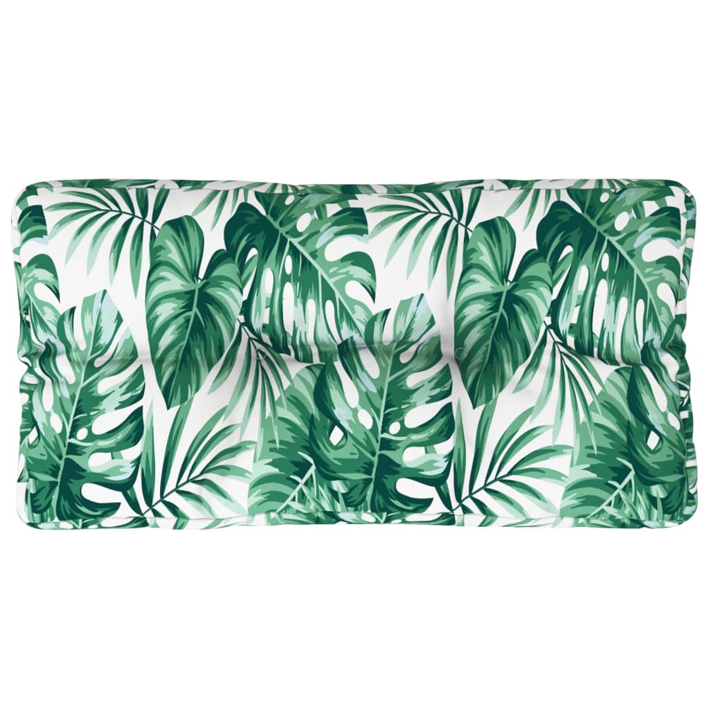 Palettensofa-Kissen Blattmuster 70x40x10 cm