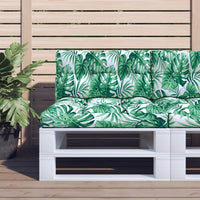 Thumbnail for Palettensofa-Kissen Blattmuster 70x40x10 cm