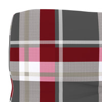 Thumbnail for Palettensofa-Kissen Rot Karomuster 70x40x10 cm