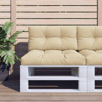 Thumbnail for Palettensofa-Kissen Beige 80x40x10 cm