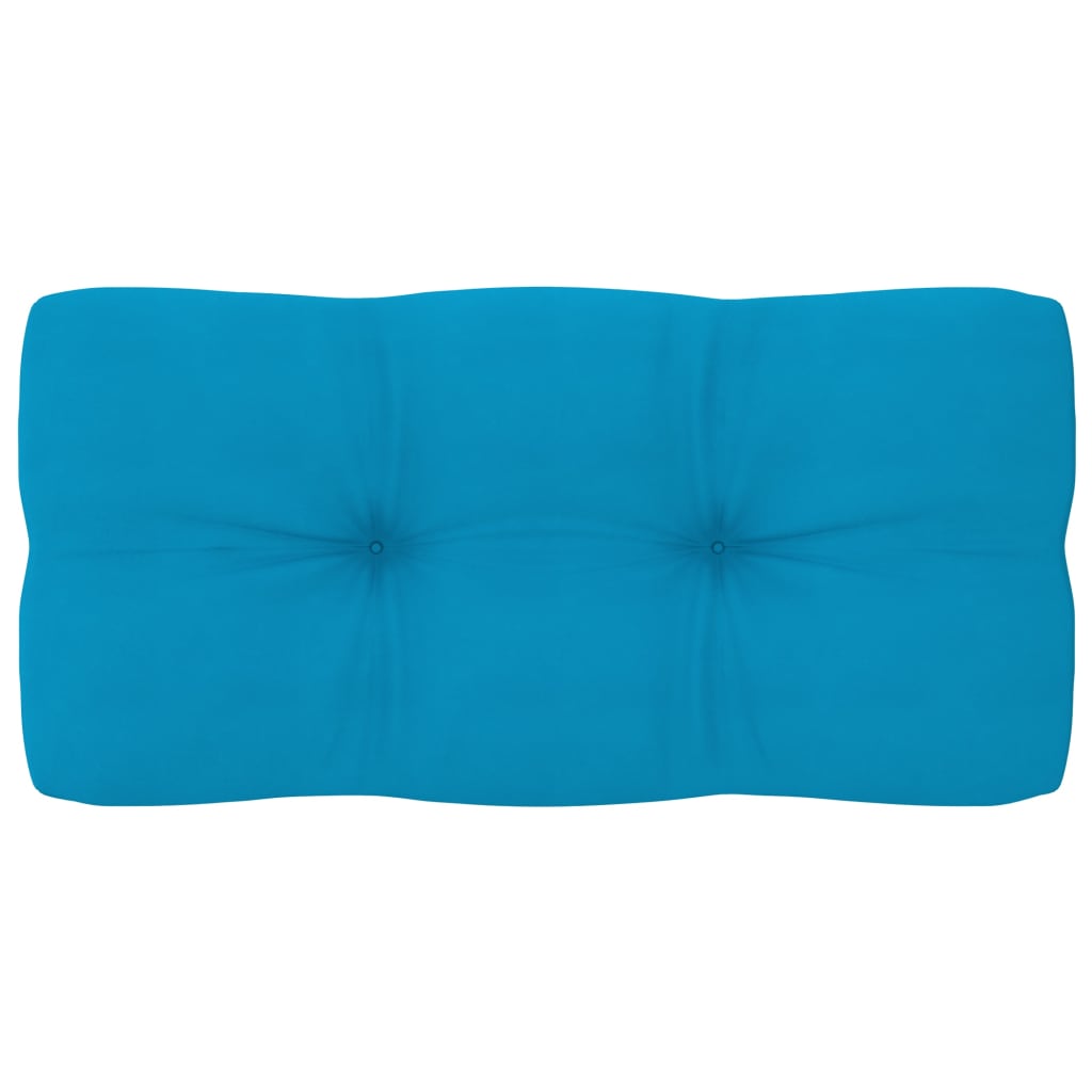 Palettenkissen Blau 80x40x10 cm Stoff