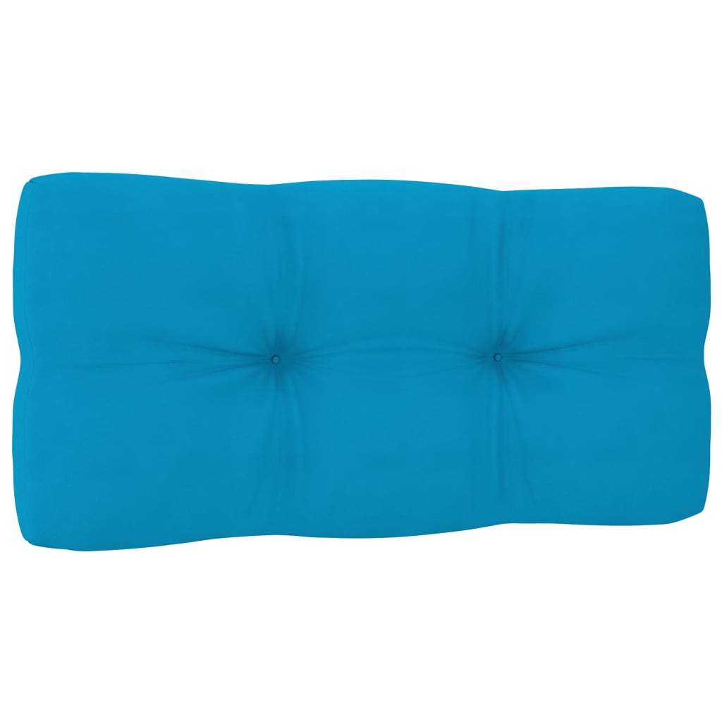 Palettenkissen Blau 80x40x10 cm Stoff